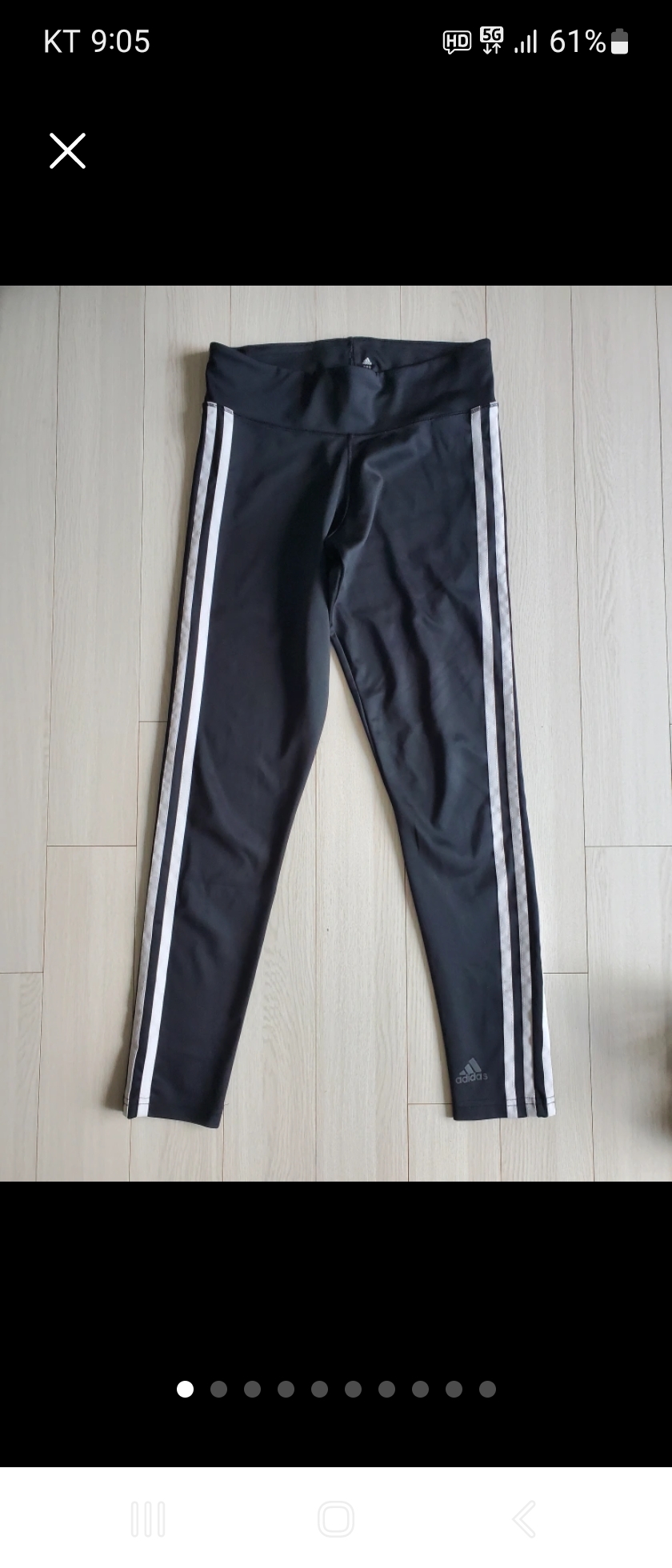 아디다스 레깅스 D2M 3S LONGTIGH 90사이즈
