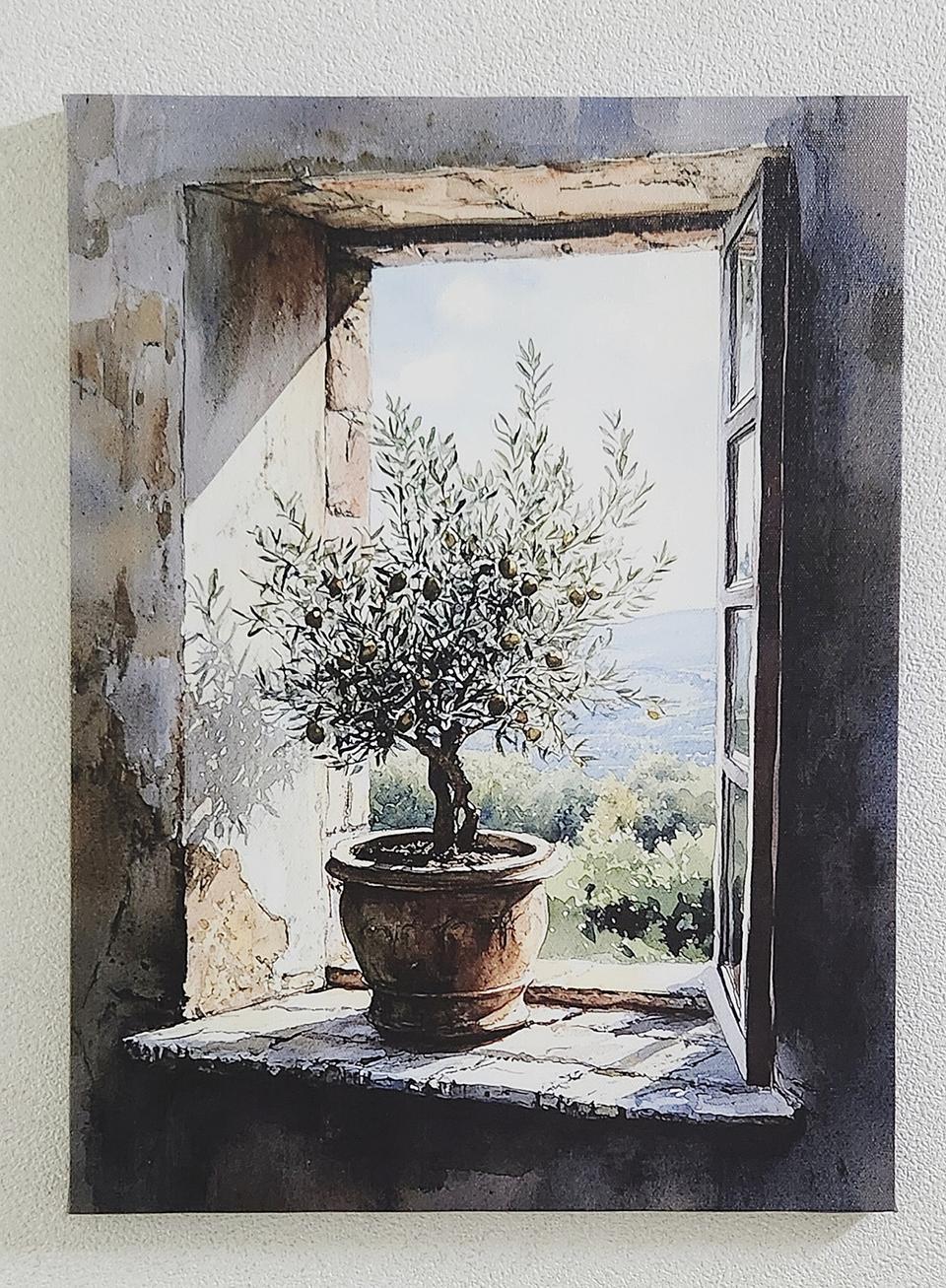 새상품)원목 프레임 캔버스 그림액자 인테리어소품