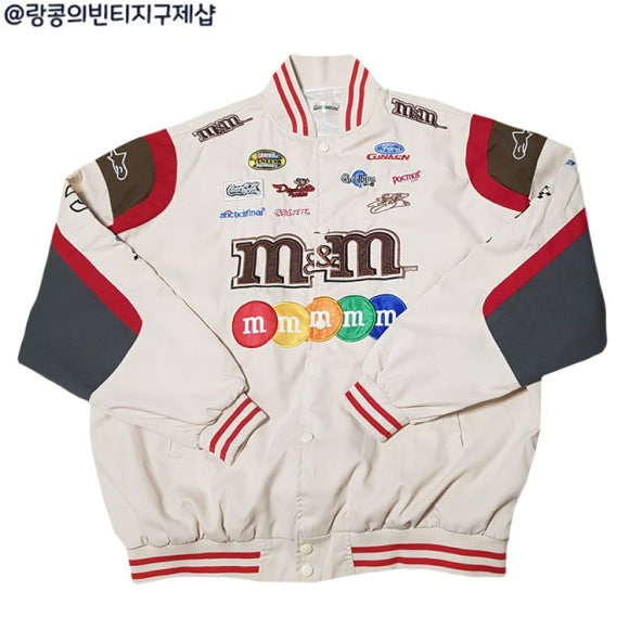 올드스쿨 빈티지 M&M 레이싱 자켓