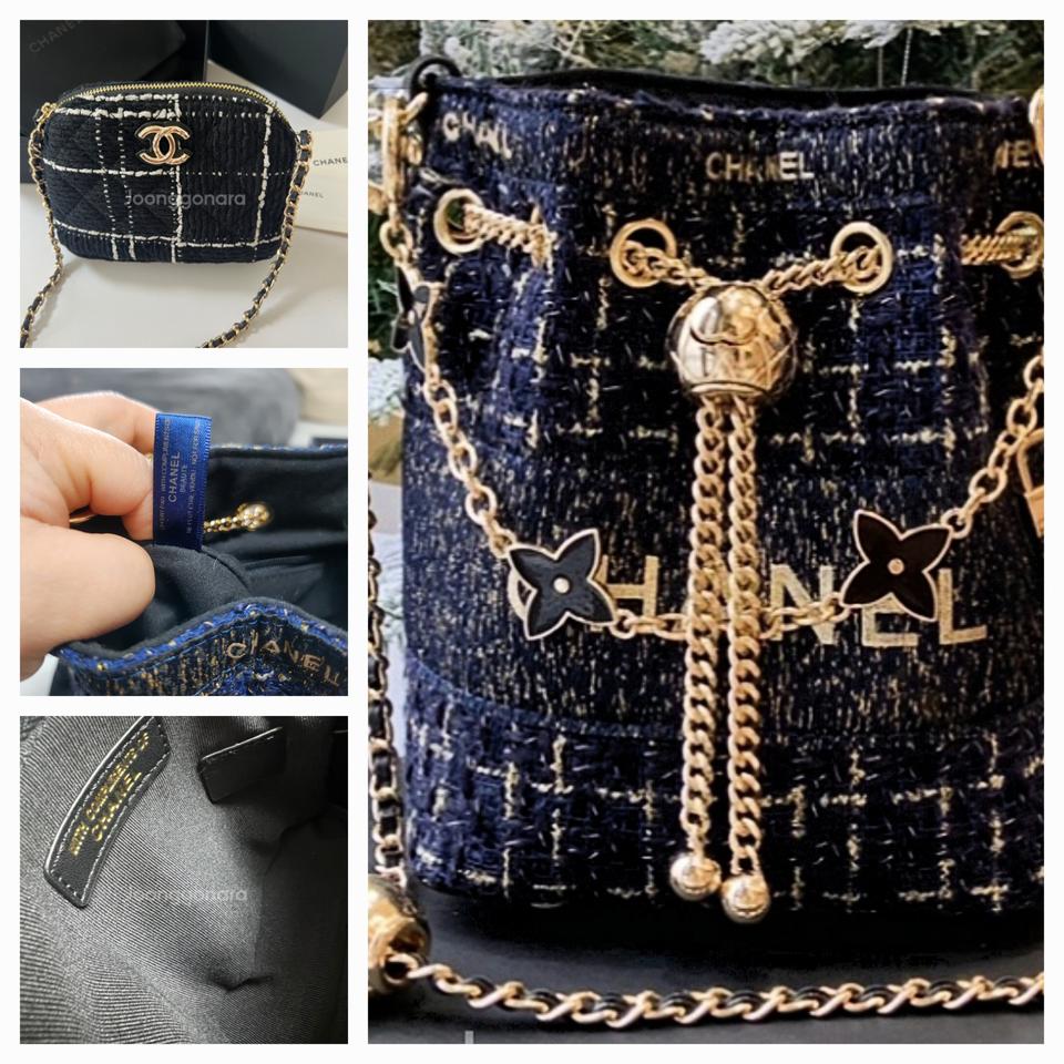 (최종특가) 쌔삥샤넬 트위드 미니 바킷백