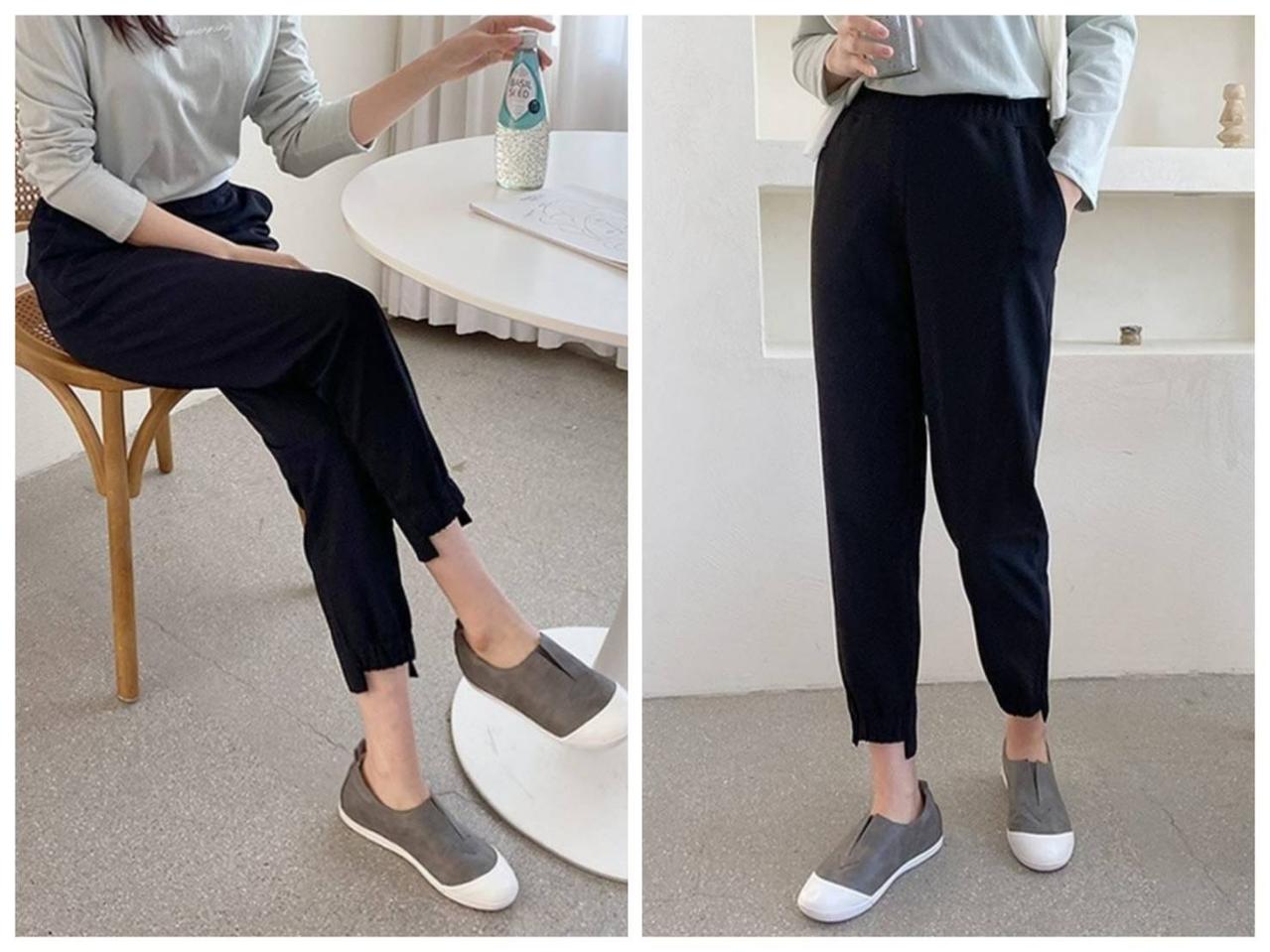 국산 고퀄 밴딩 조거슬랙스L 새상품(77까지)