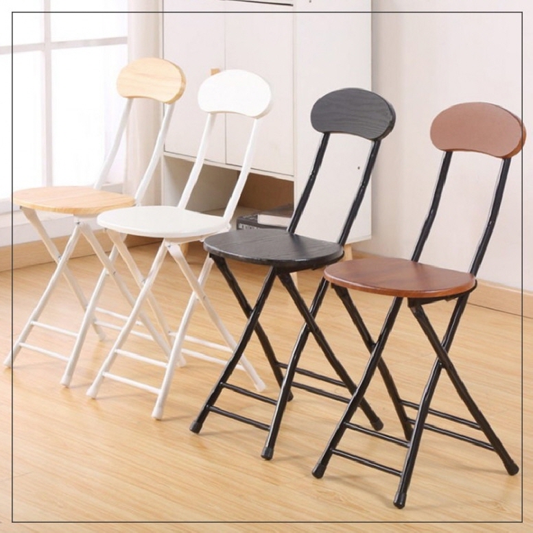 접이식 의자 보조 간이 등받이 사무용 가정용/ NUQ004