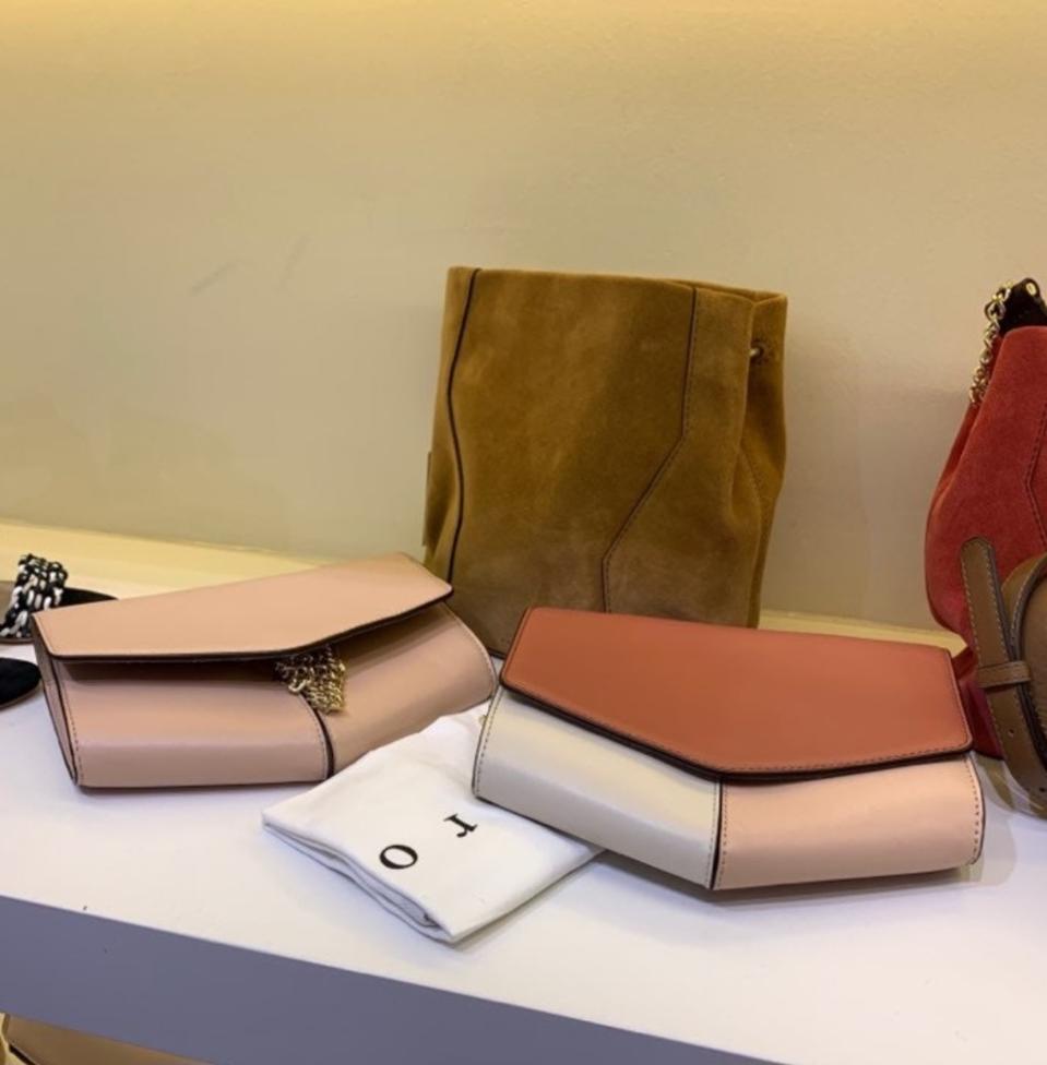 산드로 루가죽 크로스가방