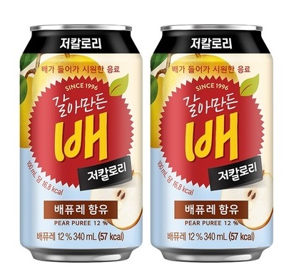 갈아만든배 저칼로리 340ml 24개