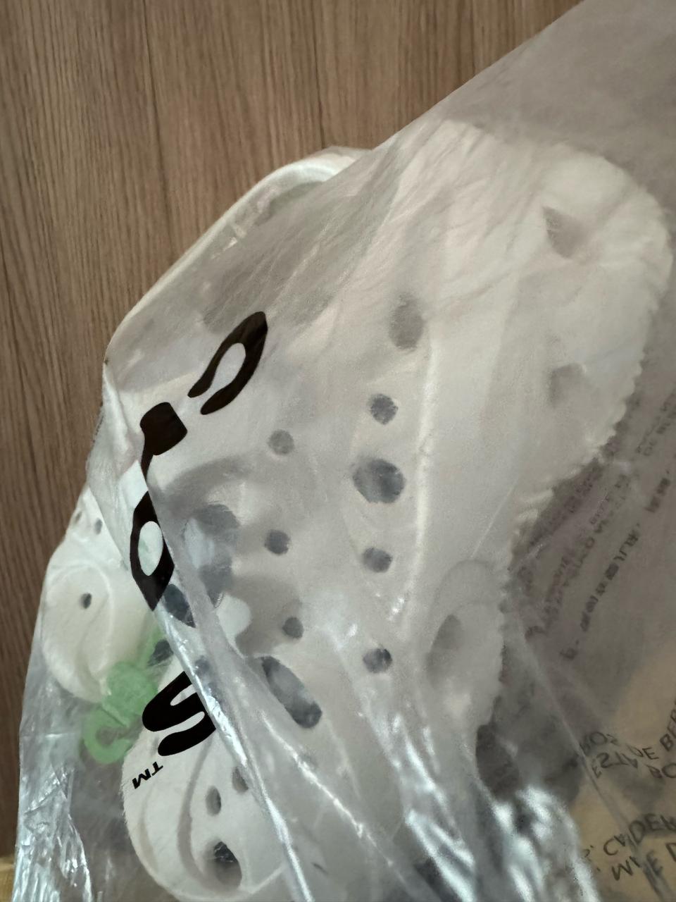 크록스 한정판 키높이제품 265 미개봉 화이트 단종제품 265