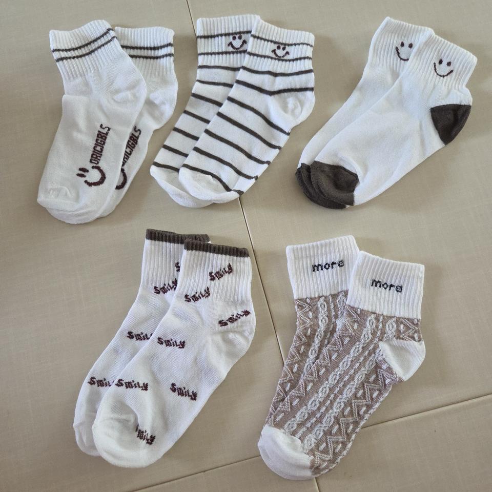 (새상품) 여아 아동양말 5켤레