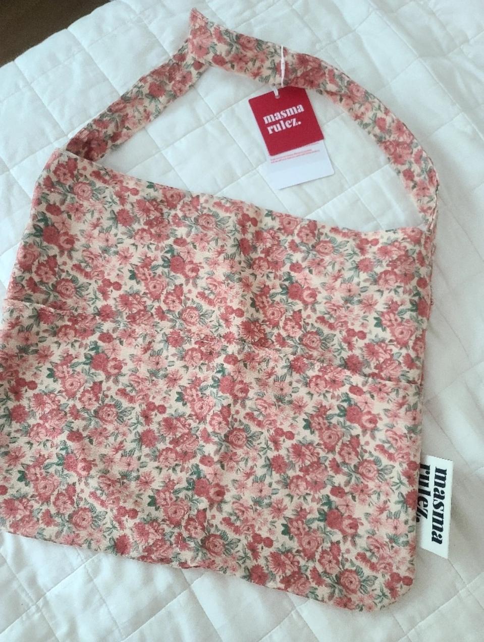 마스마룰즈 플라워 에코백