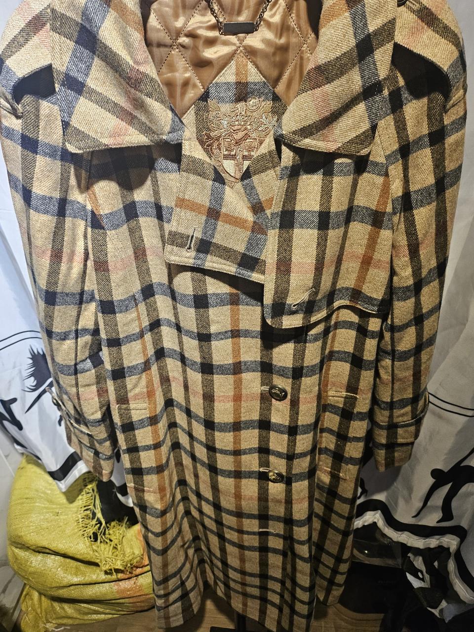 ♡닥스 여성체크 코트(85-160)