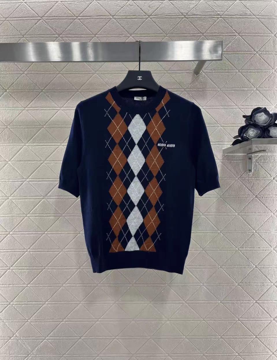 미우미우 니트 반팔