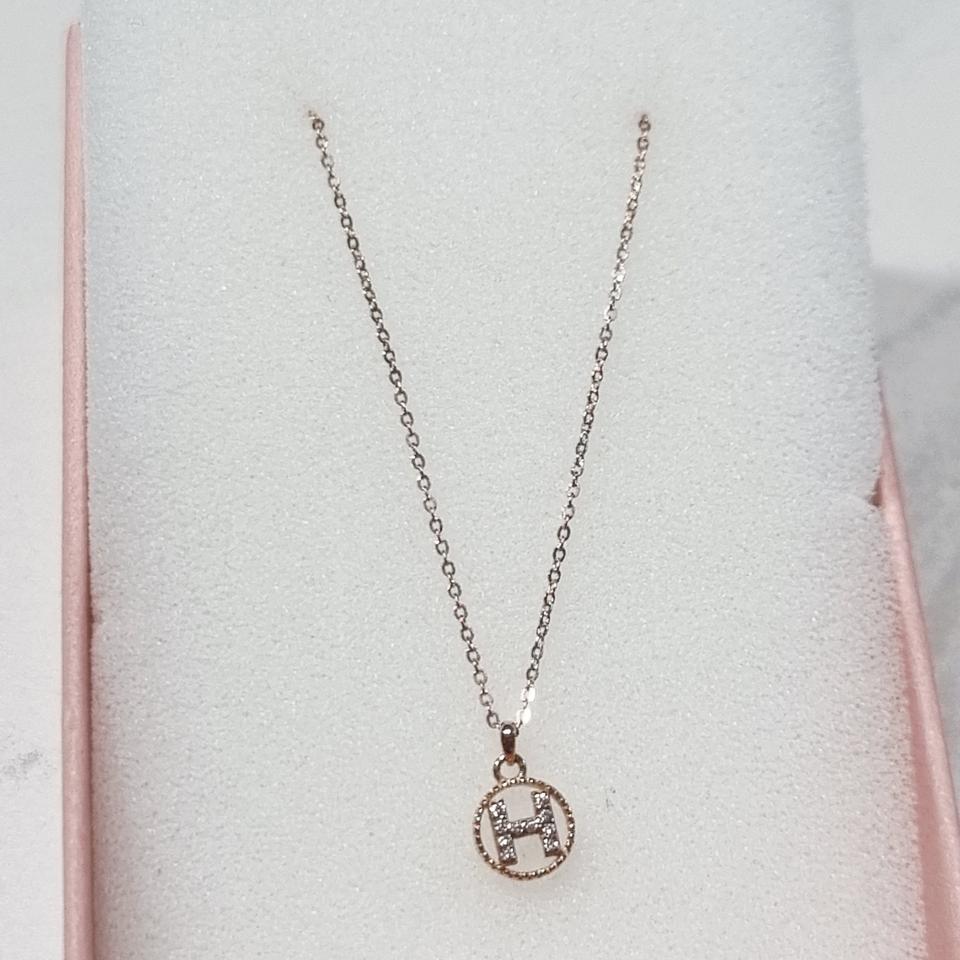 14k핑크골드 목걸이 새상품