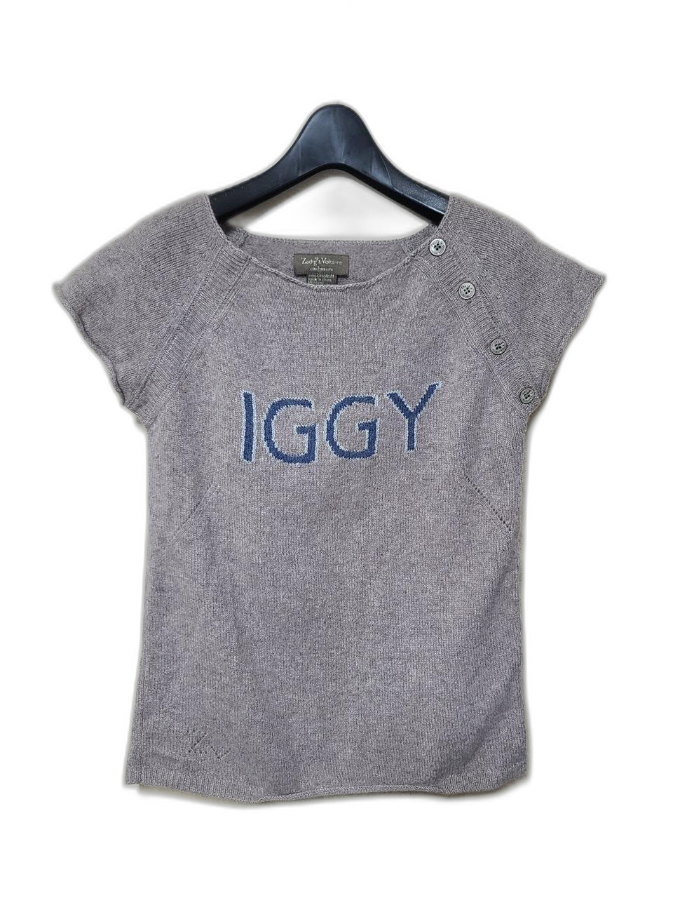 쟈딕앤볼테르 반팔 캐시미어 니트