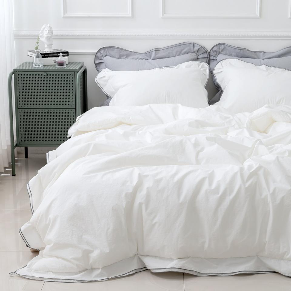 고밀도 60수 순면 100% 차렵 이불 사계절 하이엔드 호텔  패드 침구