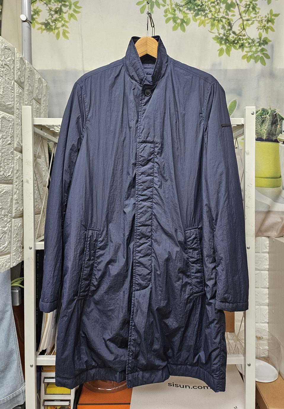 아르마니 익스체인지 남성 롱자켓 S 바람막이 경량롱코트 ML90