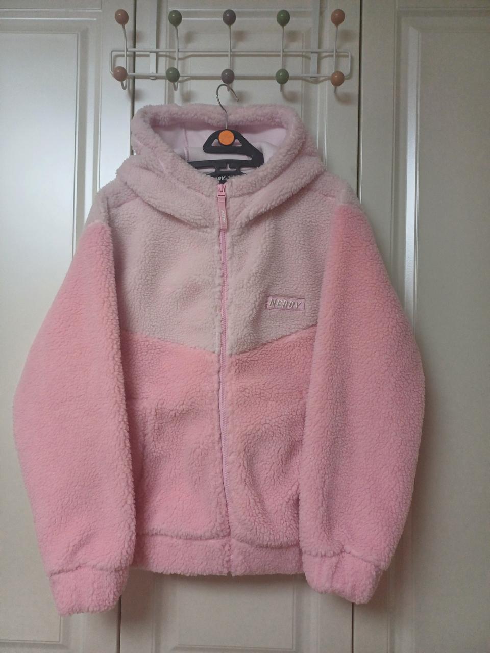 널디 톤온톤 후리스 점퍼 55~66새상품 핑크분홍플리스