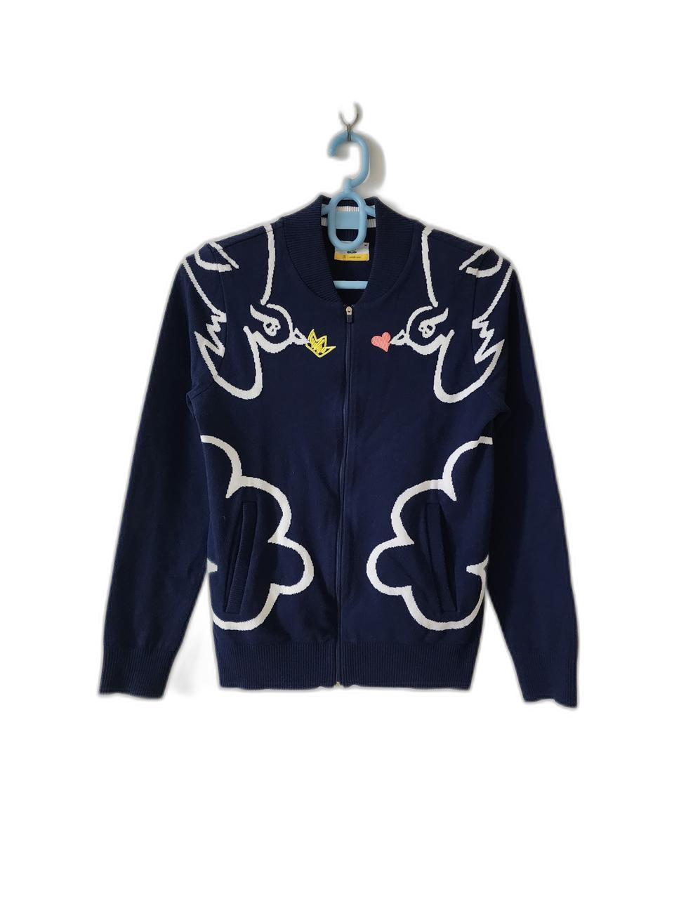 카스텔바작 네이비 골프 니트 가디건 90