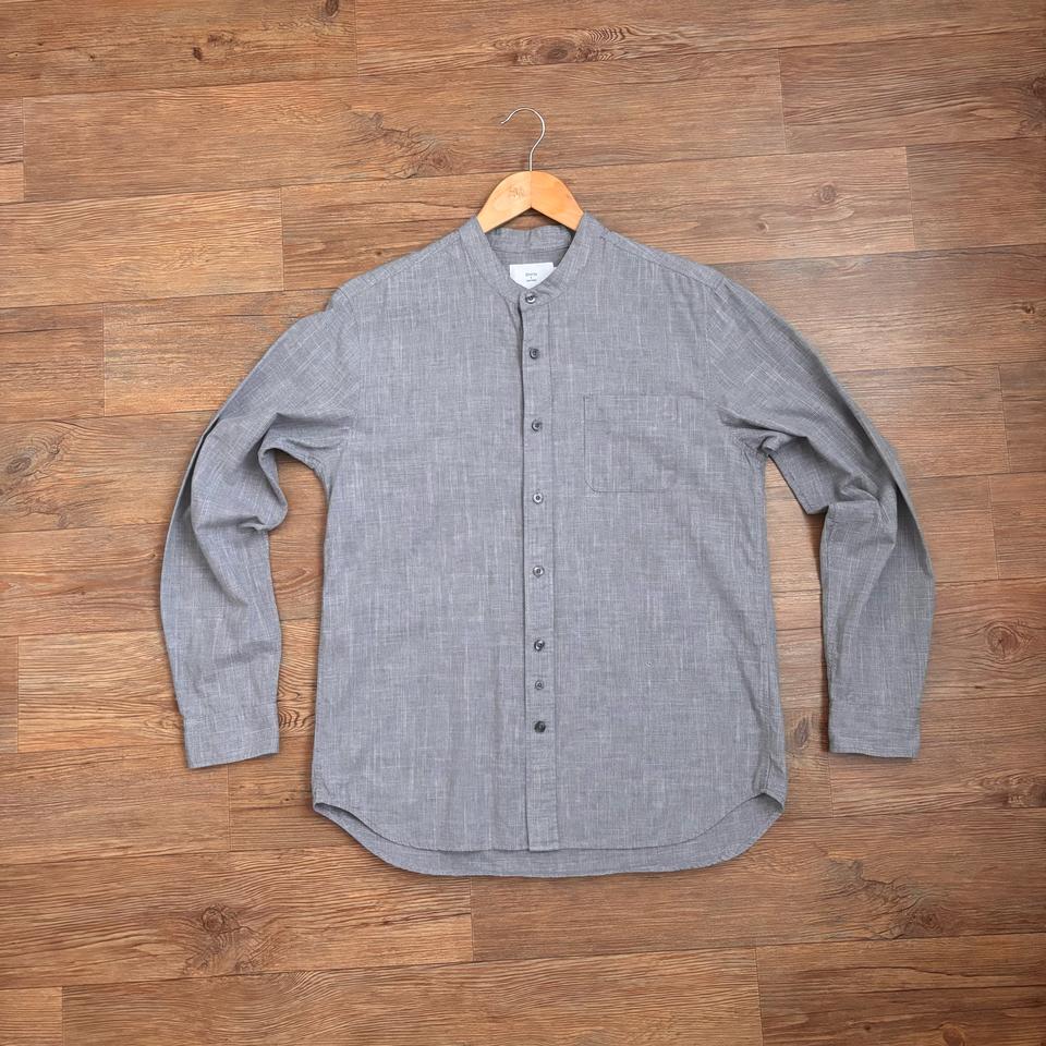 시리즈 100 그레이 차이나 카라 셔츠 남방 콜라보