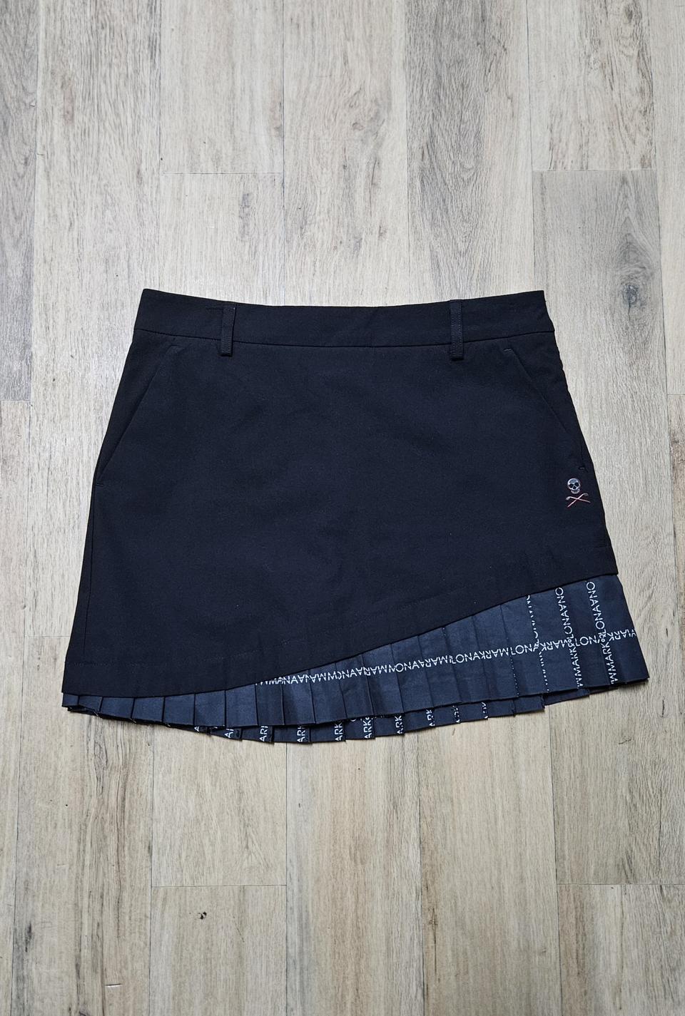 마크앤로나 플리츠 큐롯 스커트 블랙(S)