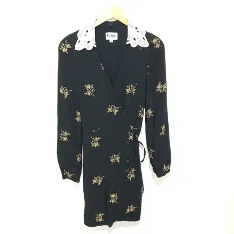 Rouge Gabinette 자수 랩 원피스 38_M0939