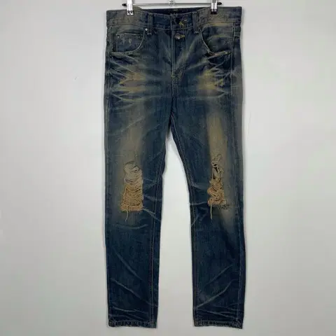 라프시몬스 재팬 데님팬츠