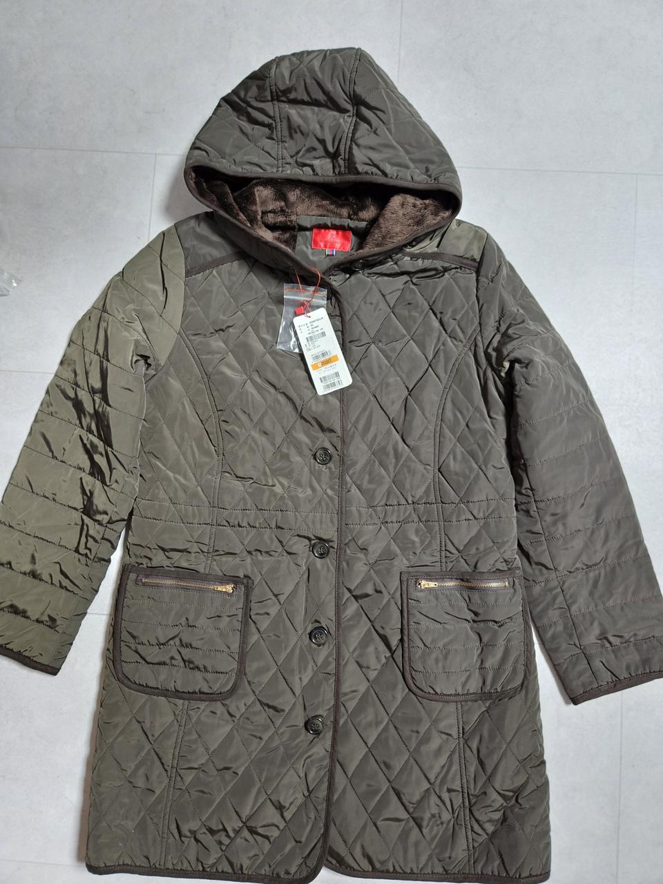 택 달린 로베르토 퀼팅 롱 코트 95 새제품