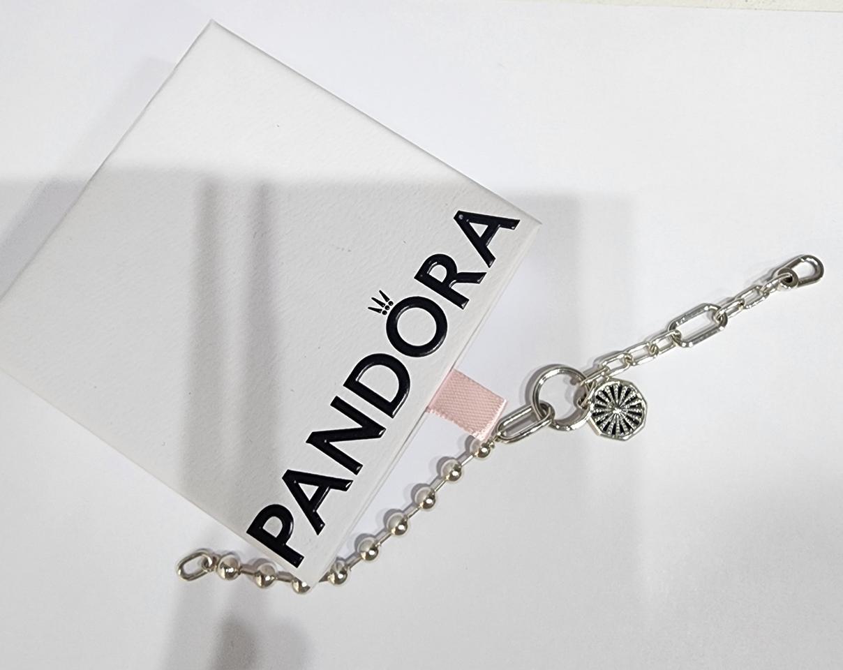 판도라 미 메탈비드&링크체인팔찌 +갤럭시메달 25.08