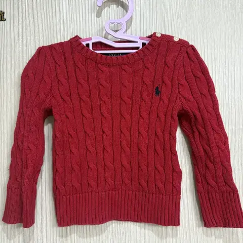 폴로 랄프로렌 케이블 니트 (2T -90)