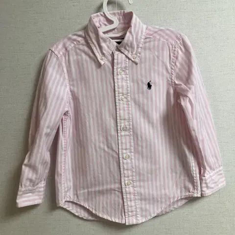 폴로 랄프로렌 스트라이프 셔츠 핑크 (4T-110)