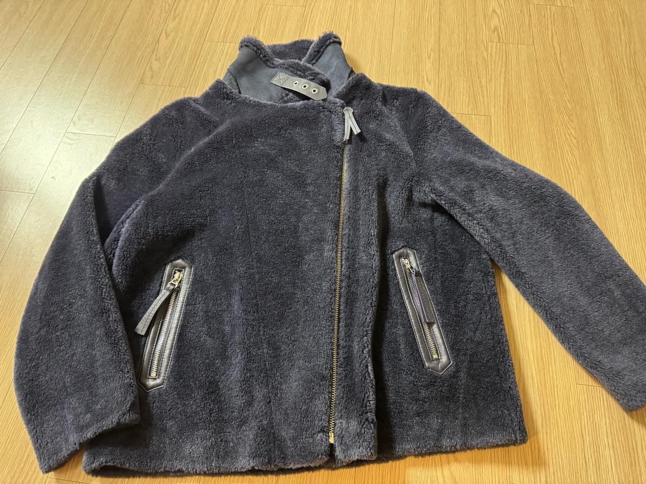 양털 무스탕 천연 코트 66-77가능 새상품