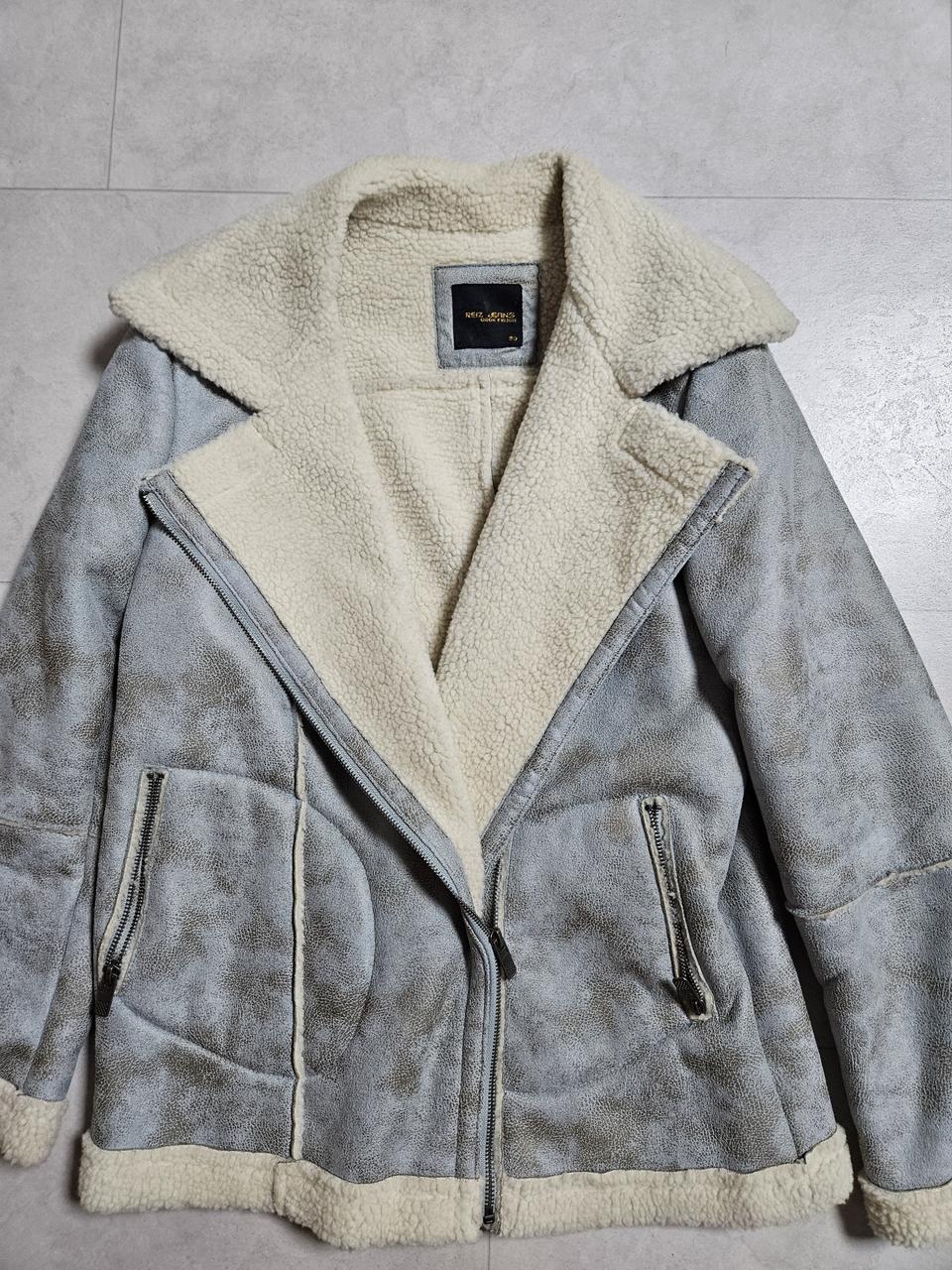 NOIZ JEANS 무스탕 블루종 자켓 90