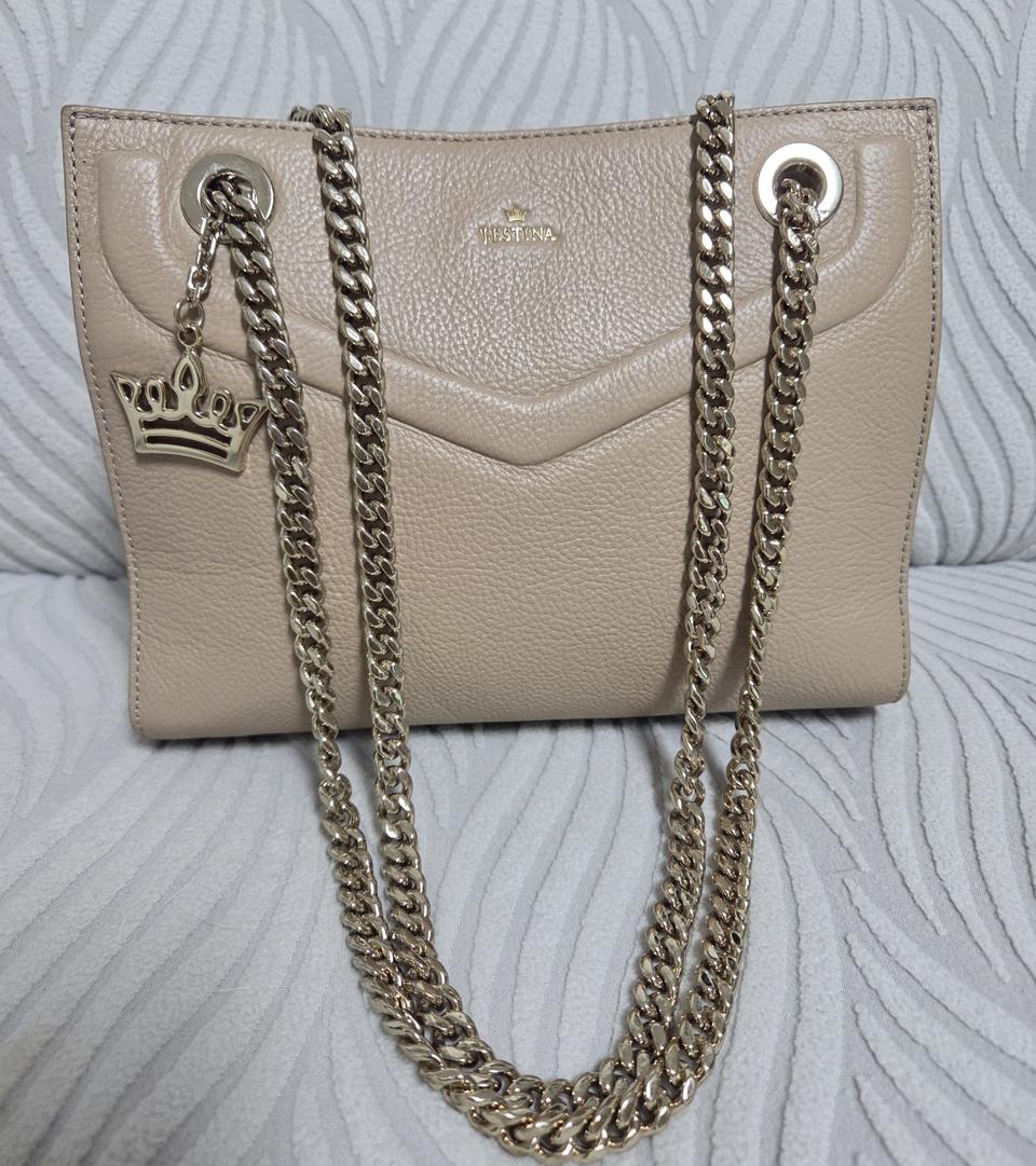 제이에스티나 숄더겸크로스백 (베이지)