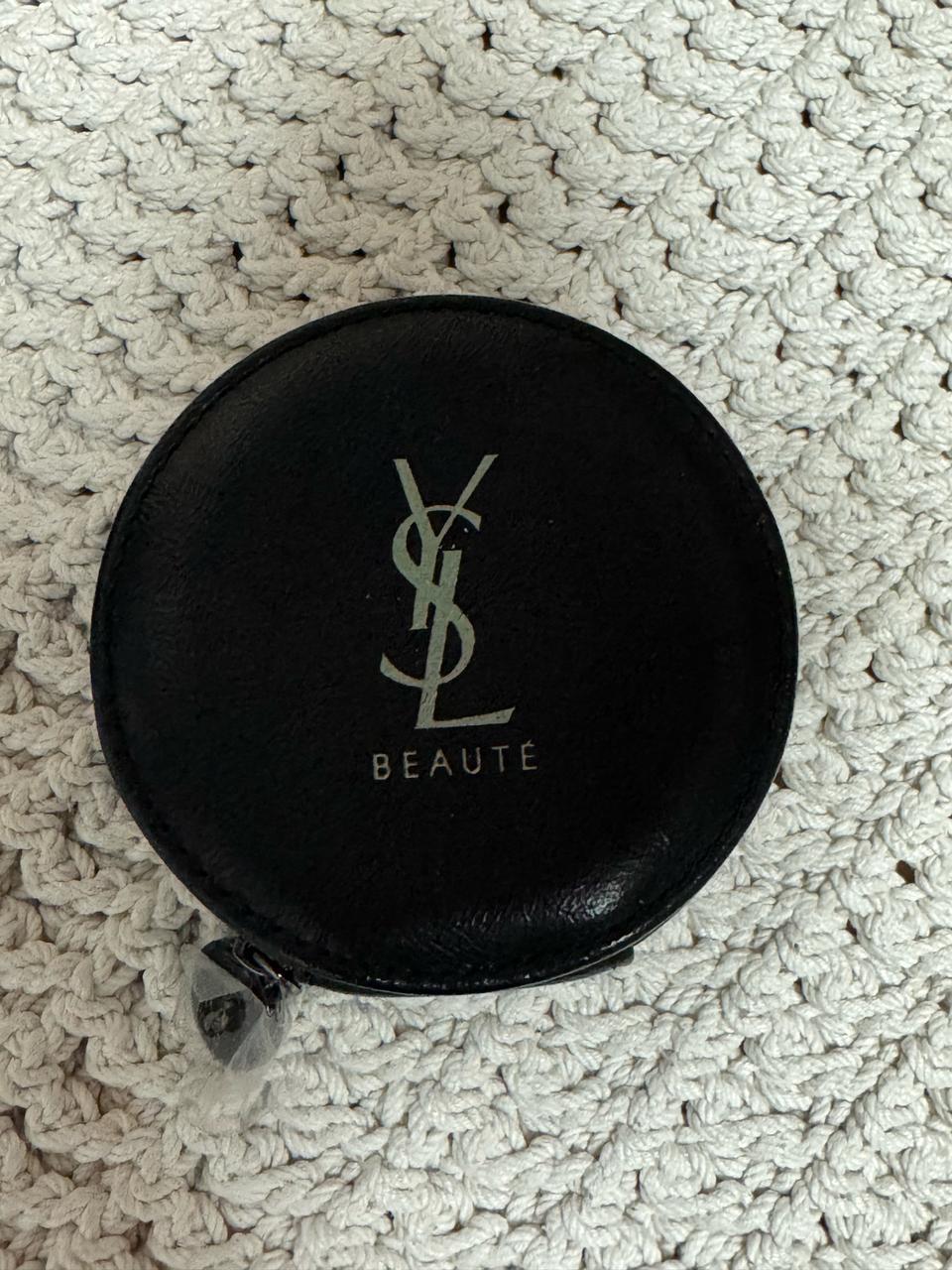 입생로랑 미니 파우치 쿠션 가죽 악세서리 케이스