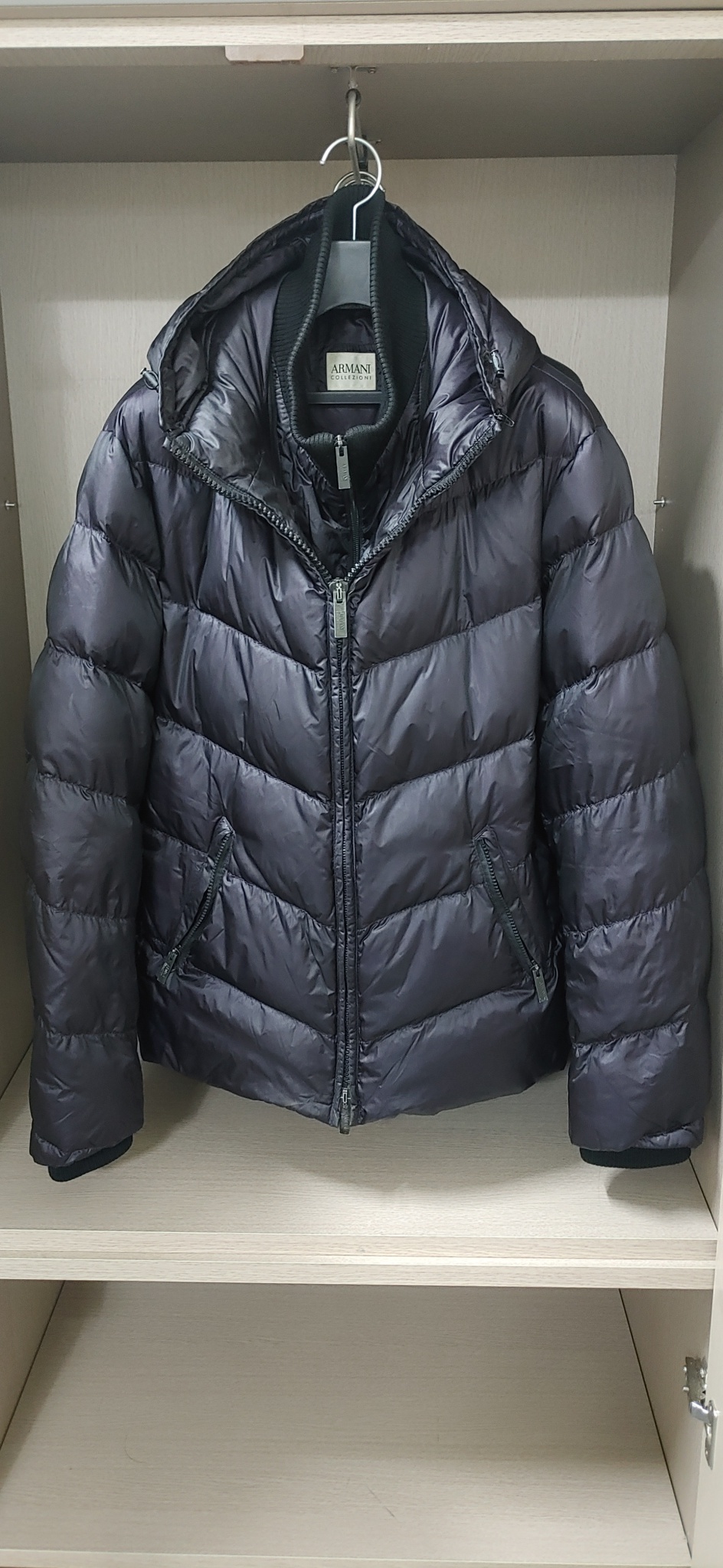 백화점 정품)알마니 꼴레지오니 구스다운 패딩(105)