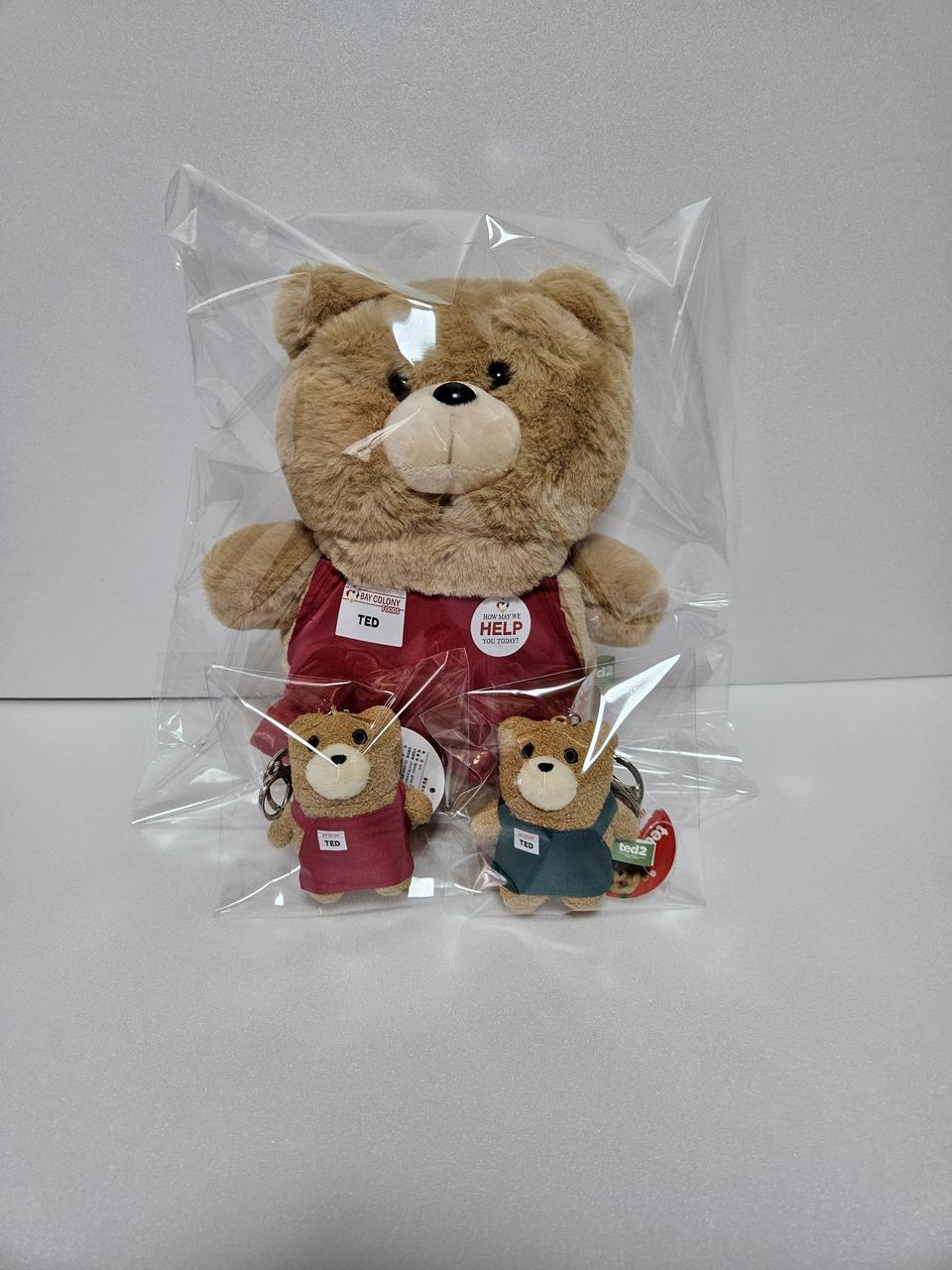 앞치마 젤리 테드 곰 인형 키링