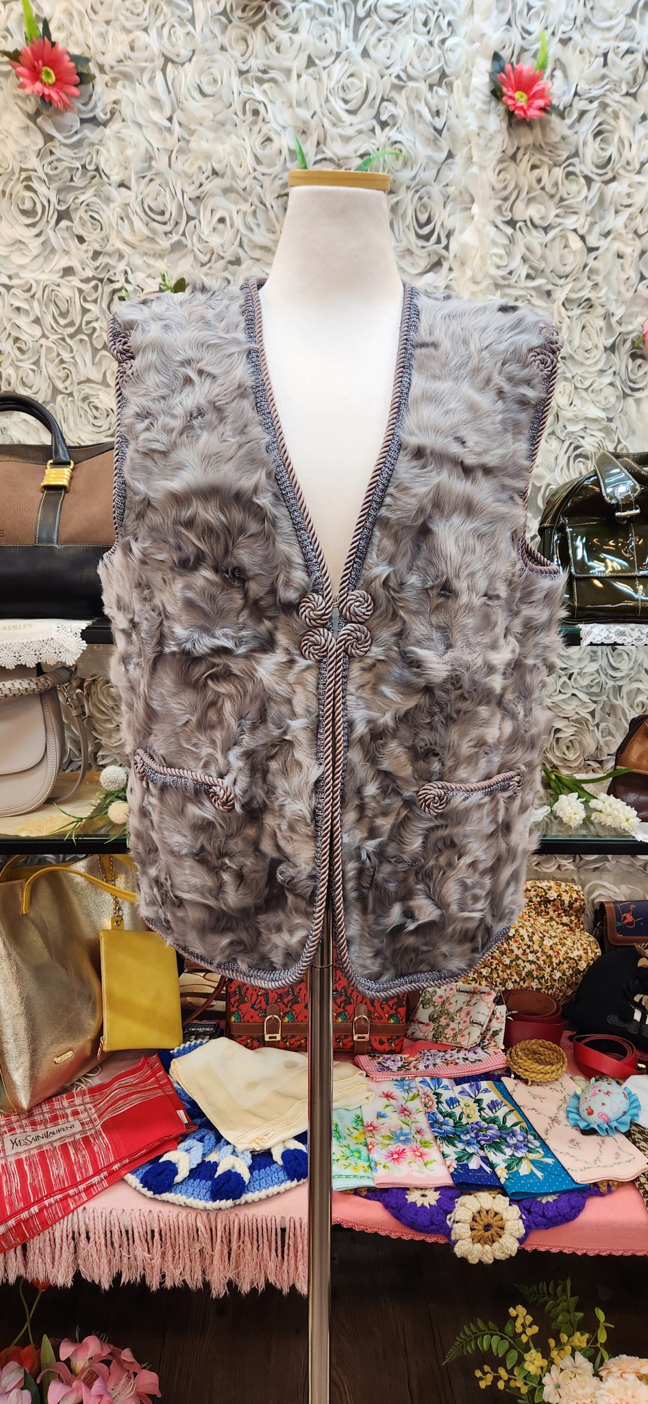 리얼 양털 맞춤 베스트(77)