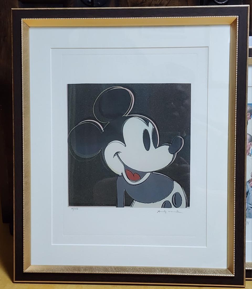 ■ 미키마우스 ■앤디워홀 作석판화 Ed. 19/150
