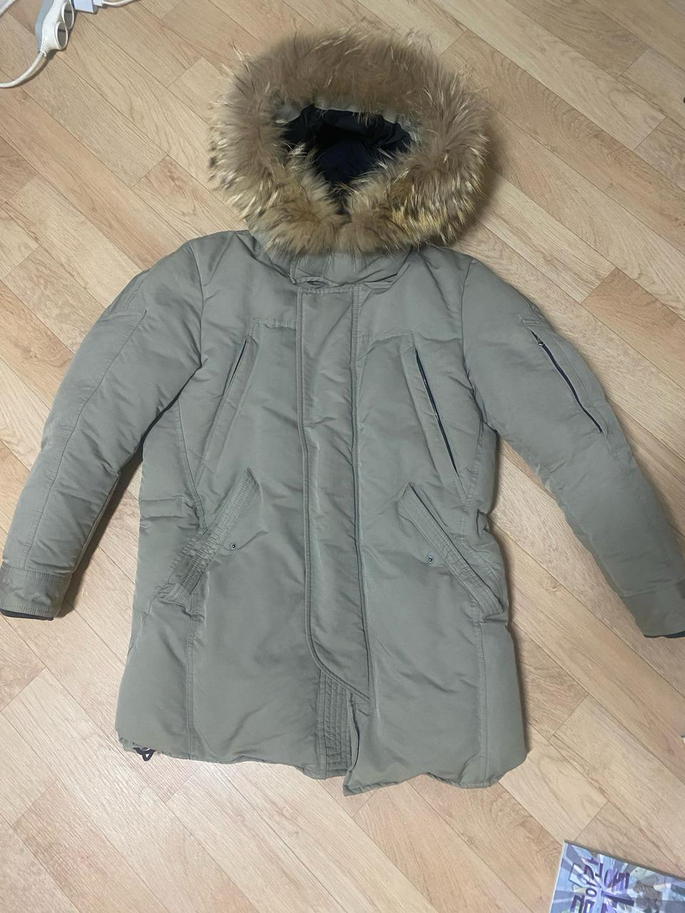 타임옴므 라쿤퍼 ma-1 패딩 105 사이즈 판매합니다