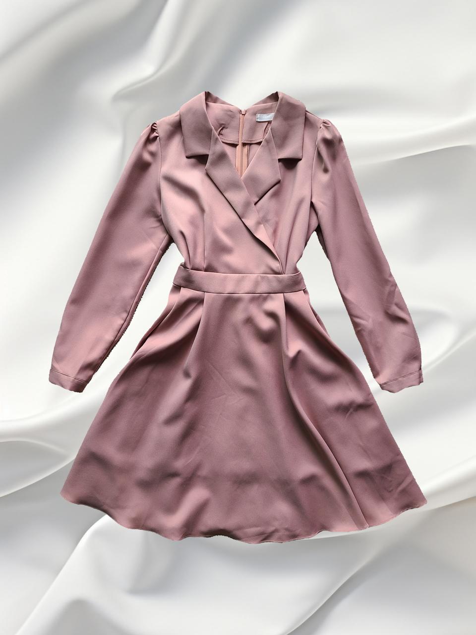 아뜨랑스 핑크 플레어 원피스