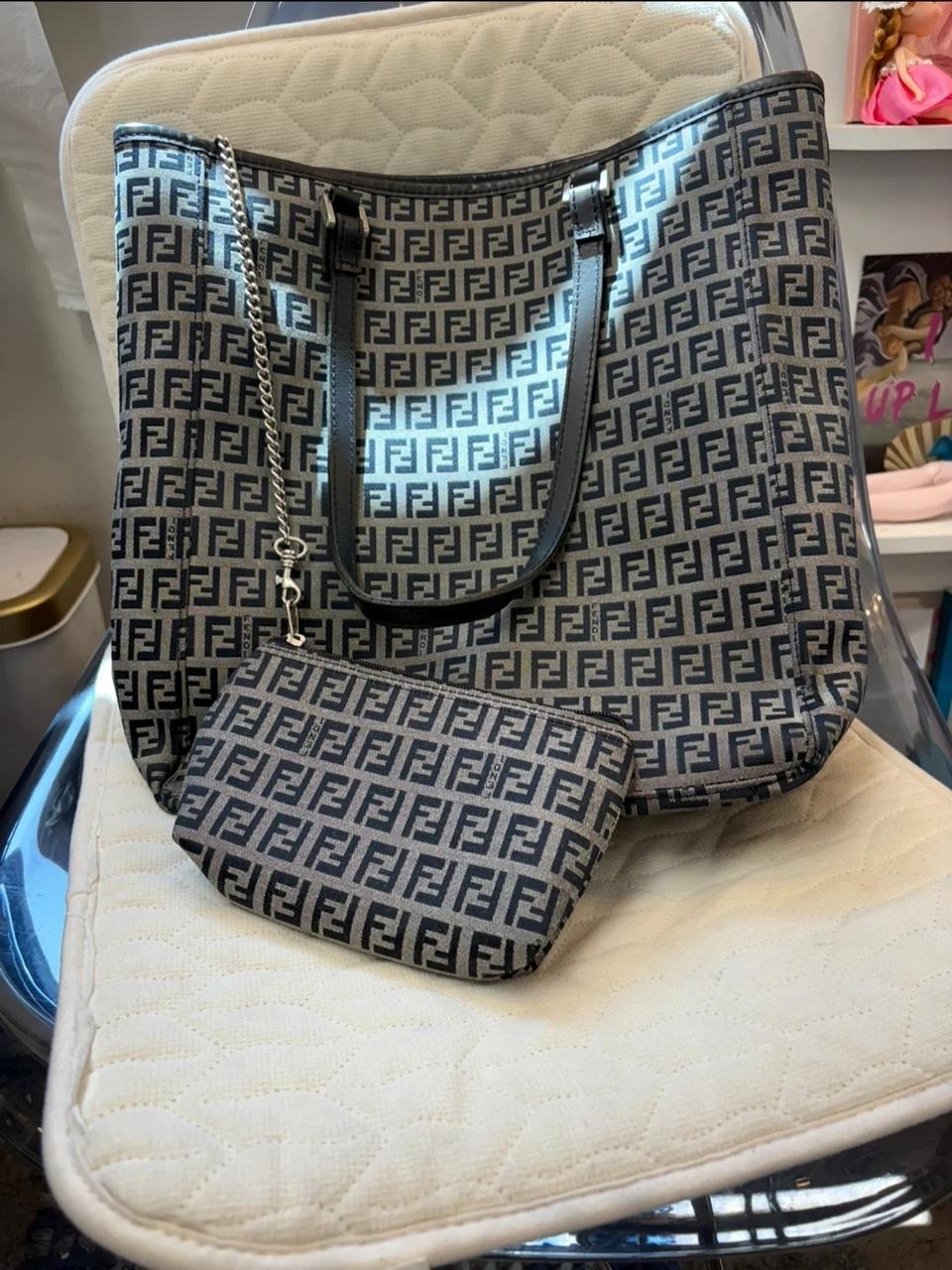 펜디 FF 로고 토드백