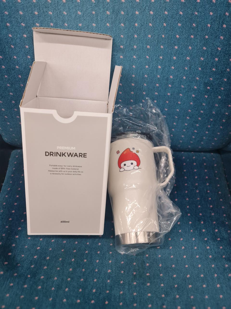 헌혈텀블러 새제품. 무료배송 600ml 희소성가치있음