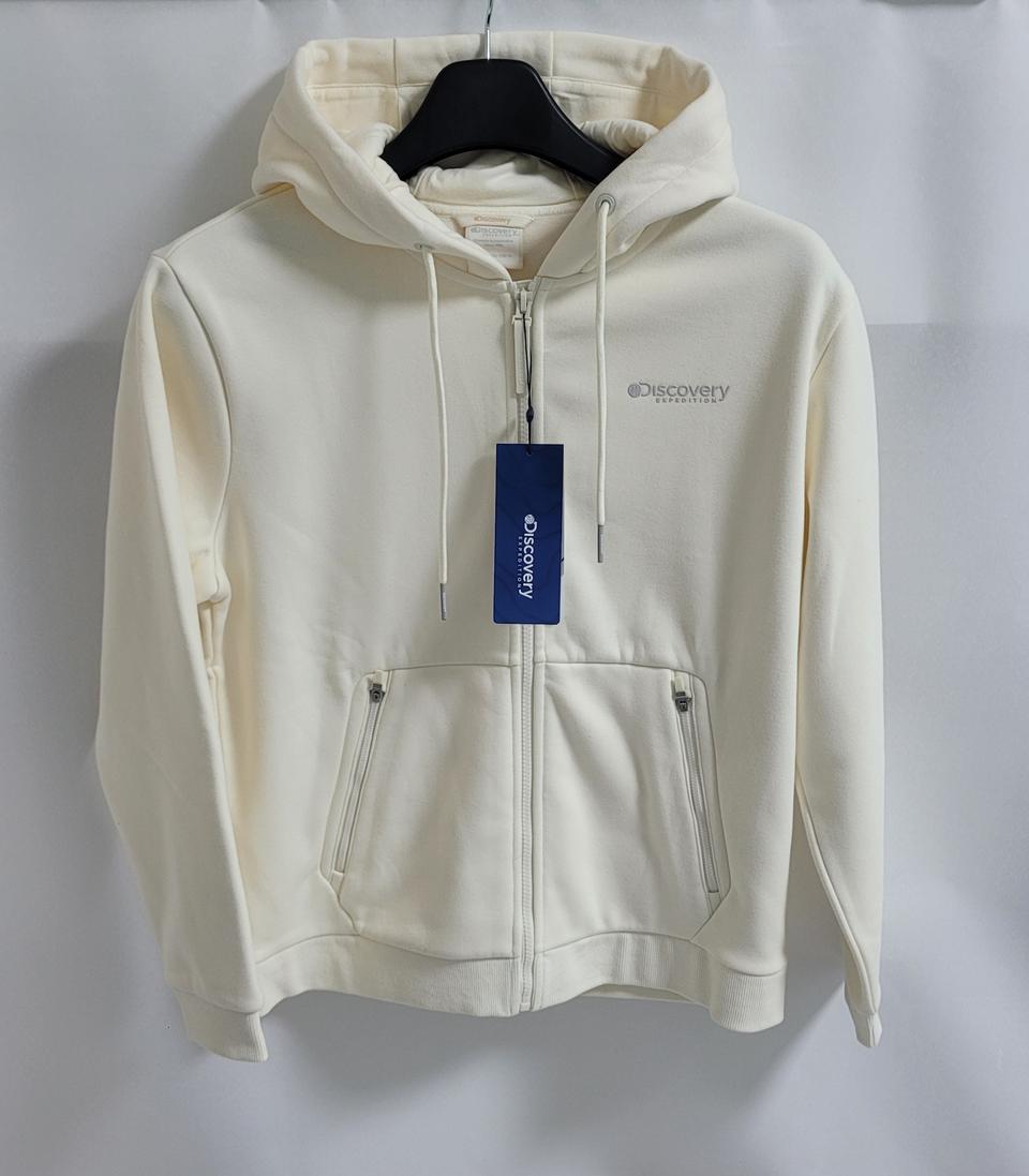 새상품)디스커버리 여성 기모 면후드집업 100,95