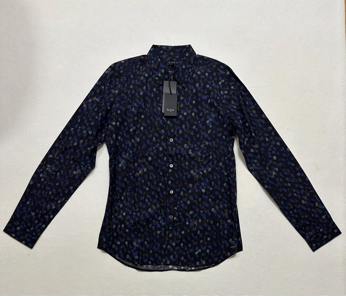 [새상품]폴스미스(Paul Smith) 닷 프린트 긴팔셔츠 M