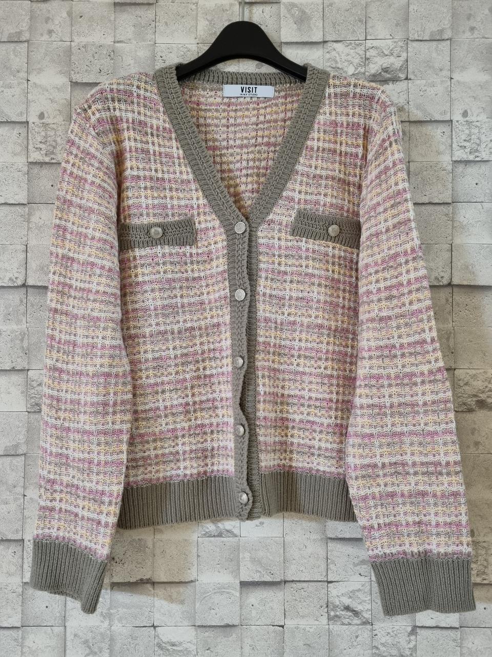 visit in n.y studio 니트가디건