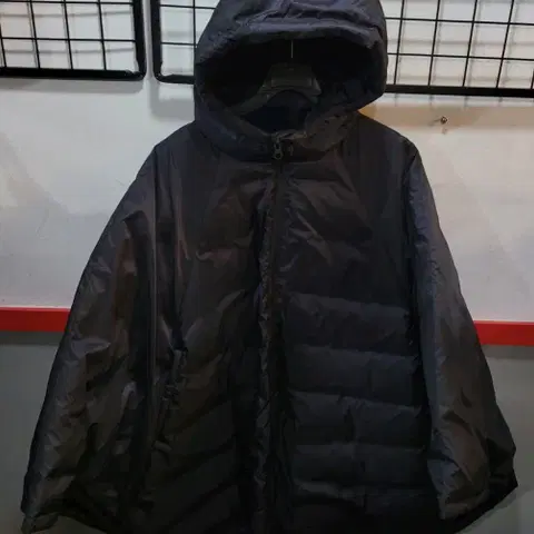 정품 빔즈 X 마모트 한정판 콜라보 여성 후드 덕다운 숄더 패딩