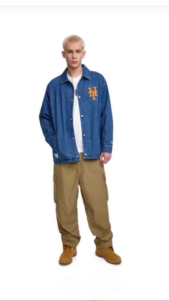 [Free]뉴에라 MLB 뉴욕 메츠 데님 코치 자켓