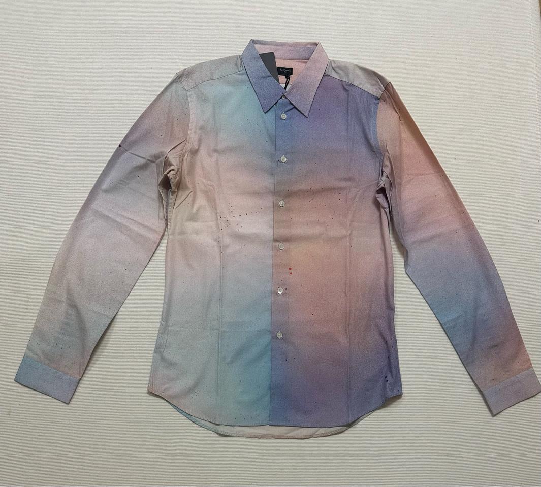 [새상품] 폴스미스 유니크 그라데이션 스프레이 셔츠 100