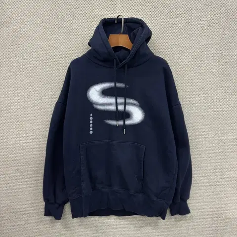 소라노 스트릿 프린팅 약기모 후드티 100 D11797