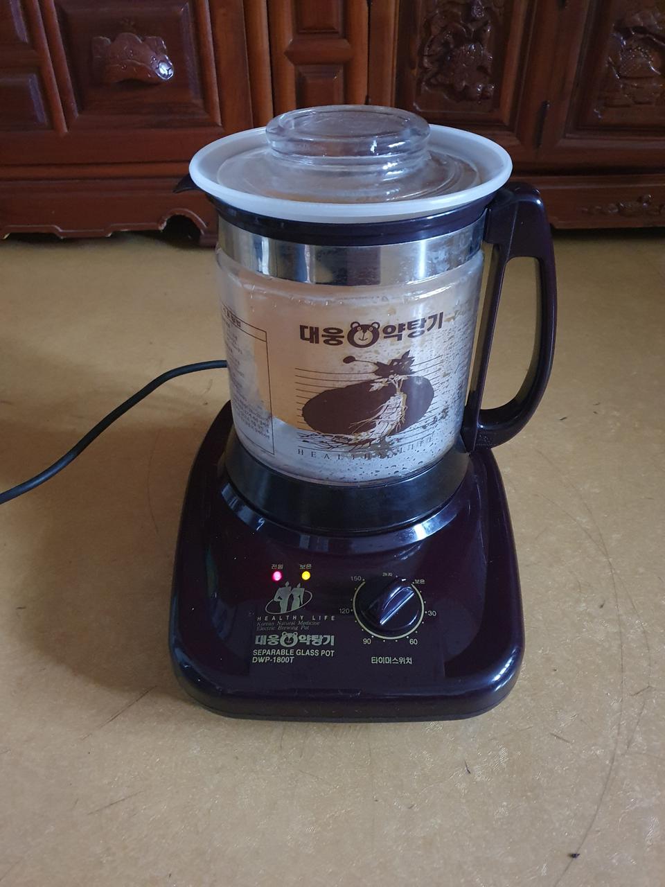 대웅 약탕기 DWP-1800T 유리포트