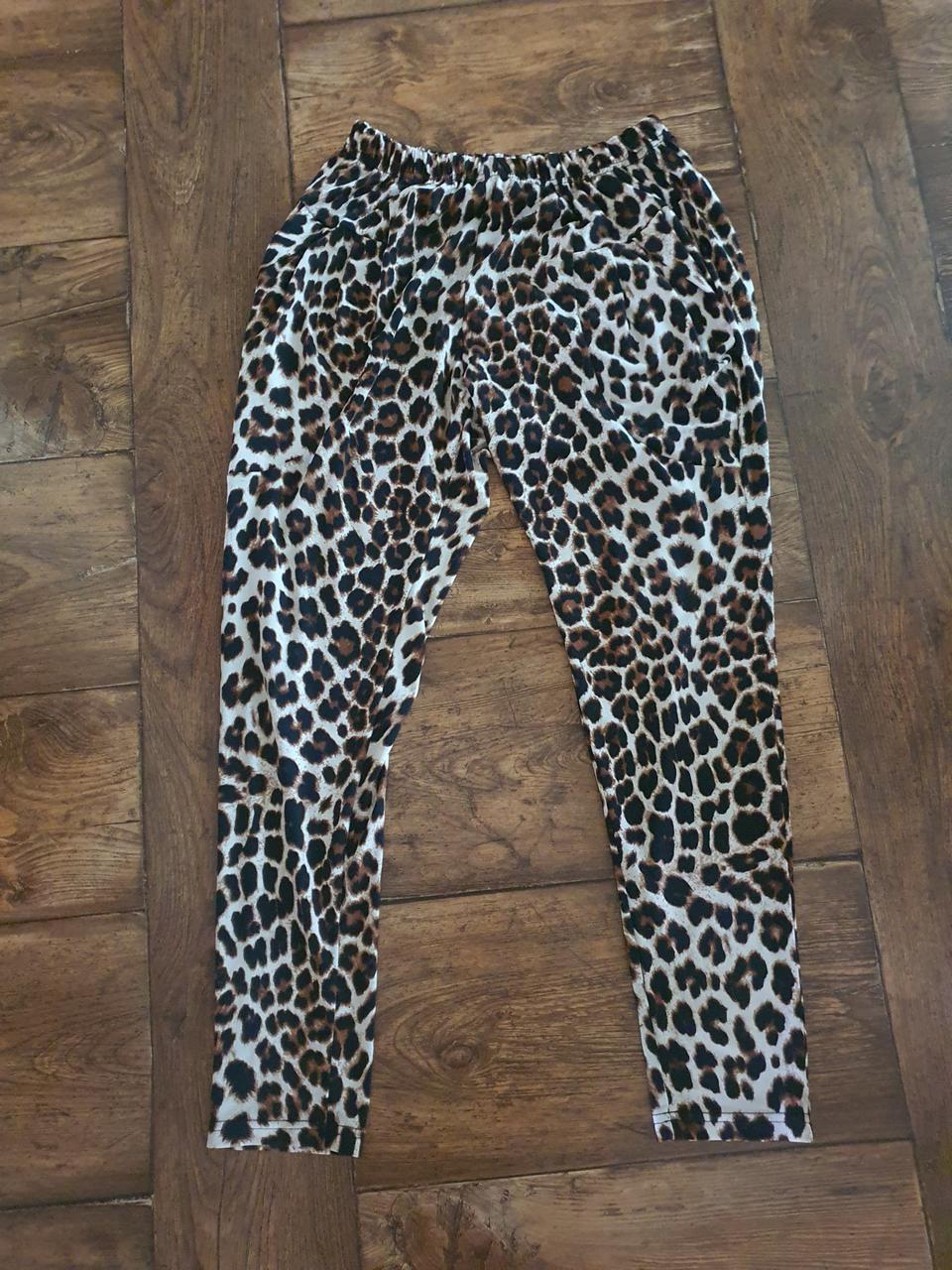 레오파드 레깅스 55 66