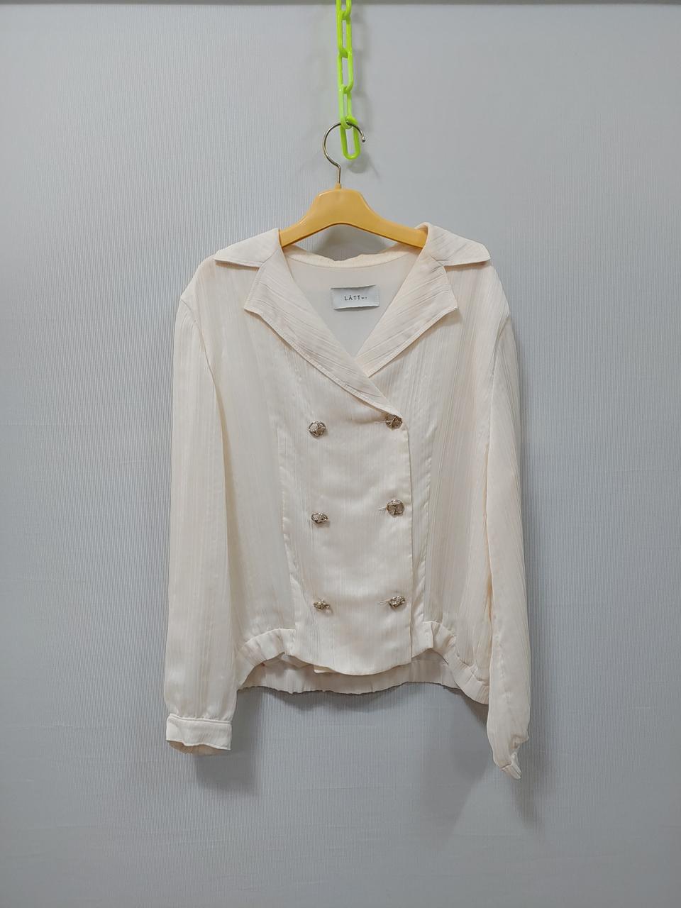 레트바이티 더블 버튼 자켓 여성66 미세하게 올빠짐.