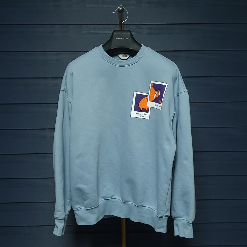 95 ) 노스페이스 화이트라벨 보마 맨투맨